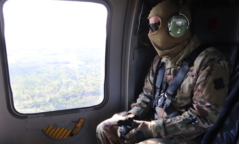 Army leaders participate in familiarization overflight at Fort McCoy