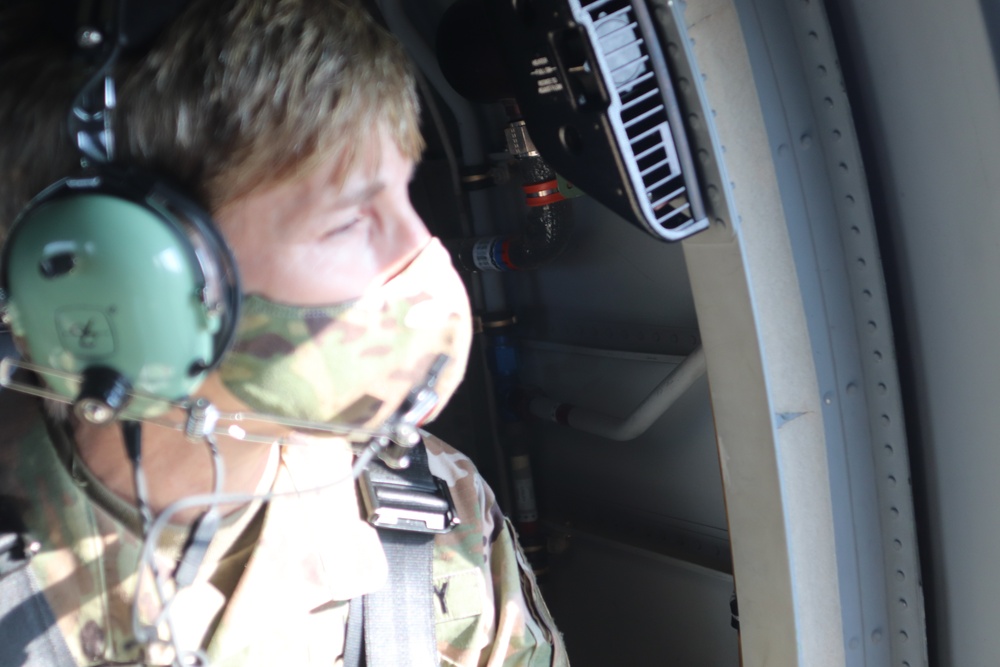 Army leaders participate in familiarization overflight at Fort McCoy