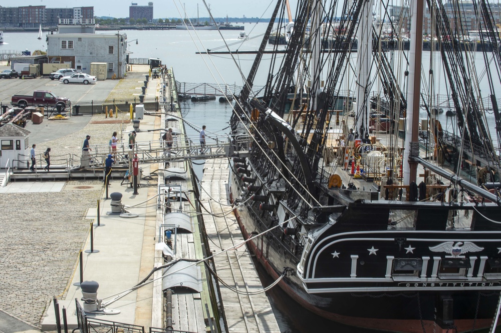 USS Constitution reopens to the public after five months of being closed