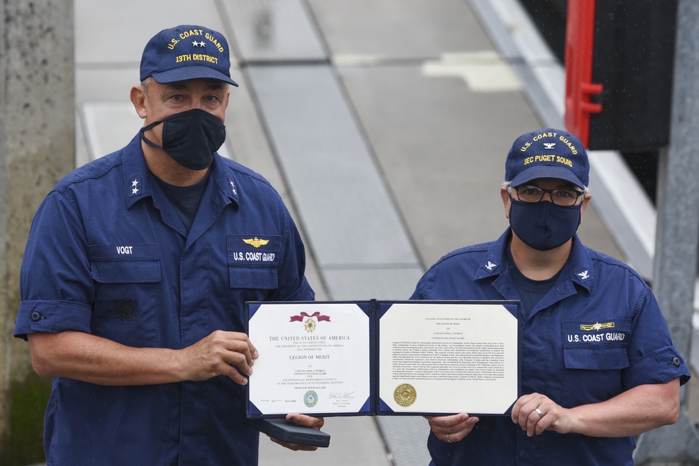 Coast Guard welcomes new commander to Sector Puget Sound