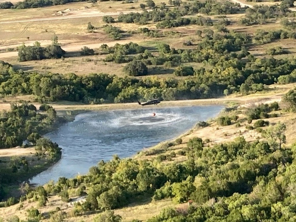 28th ECAB extinguishes brush fires