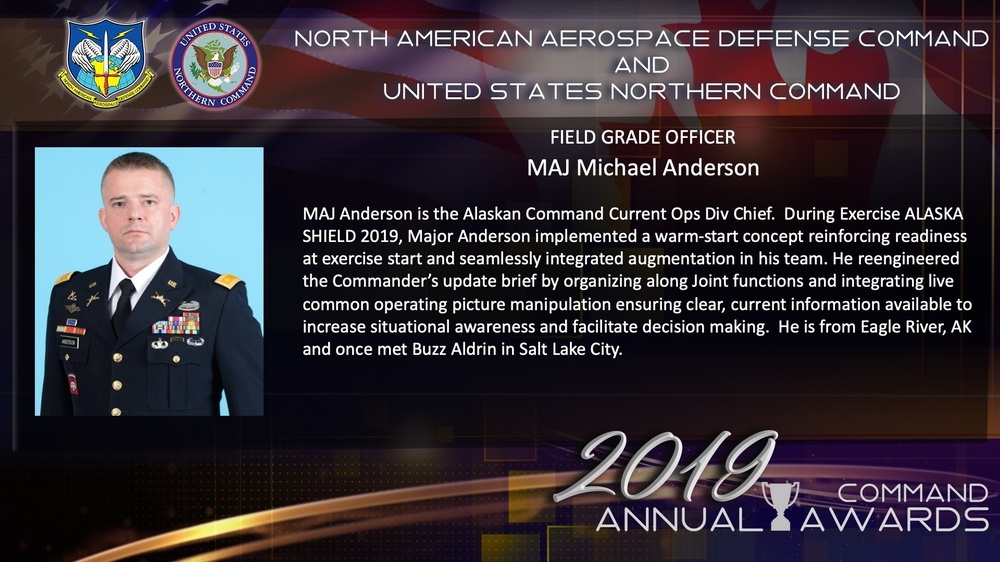 NORAD and USNORTHCOM 2019 FGO of the Year: Major Michael Anderson