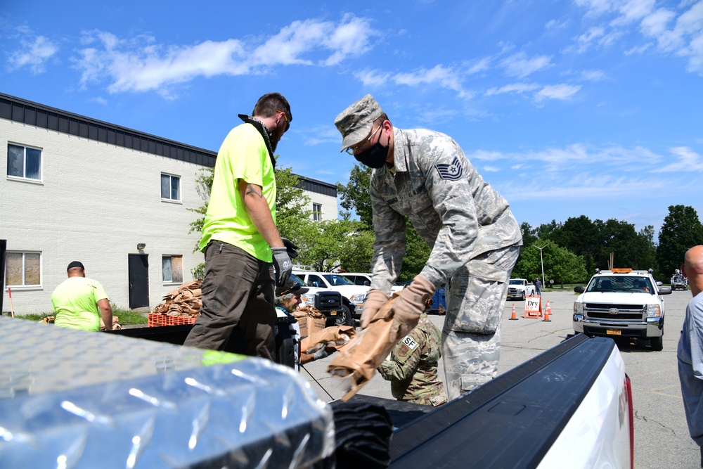 105th Airlift Wing Activates Initial Response Force in Support of Hurricane Isaias Storms