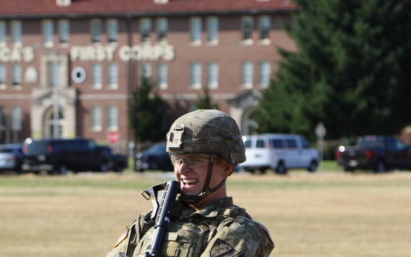 SGT Hunter Roth, I Corps Best Warrior