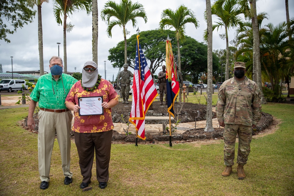 25th Infantry Division Quarterly Volunteer Awards Ceremony: August 2020