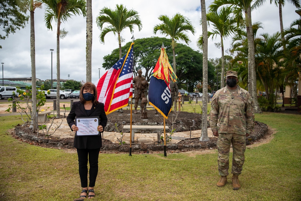 25th Infantry Division Quarterly Volunteer Awards Ceremony: August 2020