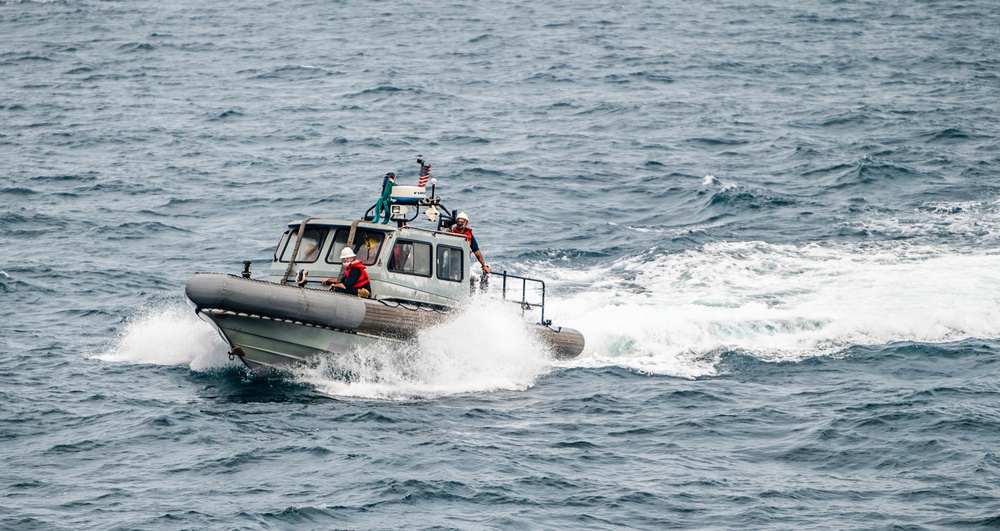 USS Germantown (LSD 42) Conducts RHIB Operations