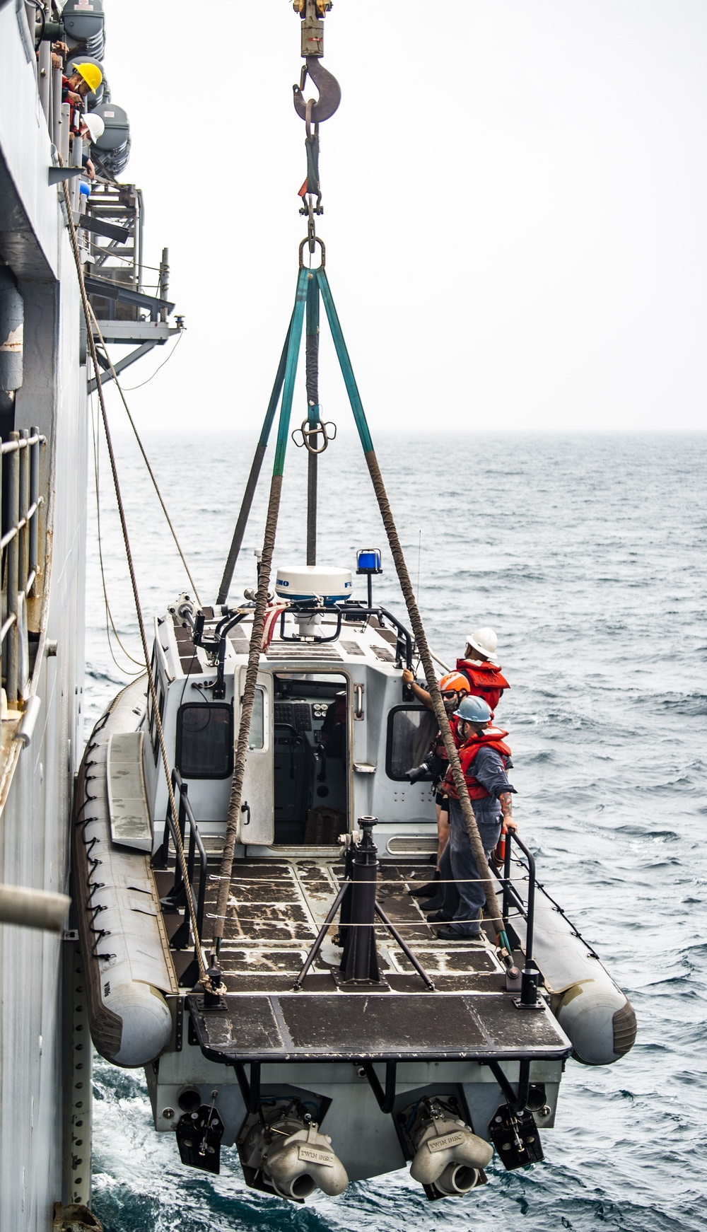 USS Germantown (LSD 42) Conducts RHIB Operations