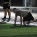 New Jersey National Guard Soldiers enjoy some night football tossing