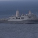 USS Makin Island and USS Somerset partcipate in a straits transit drill.