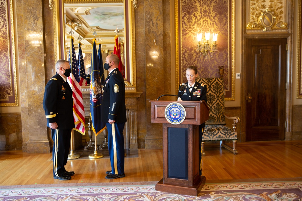 The Adjutant General, Brig. Gen. Michael J. Turley promotes to Major General