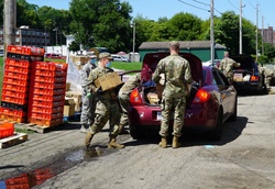 Ohio National Guard food bank support mission extends into December
