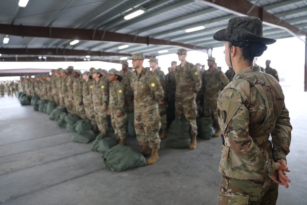 Senior Drill Sergeant Leaders observes Pick Up Day at Fort Jackson