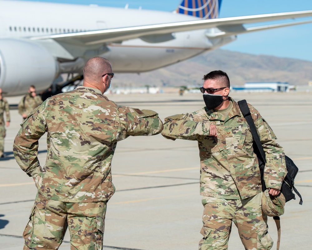 124th Fighter Wing Airmen Return Home From Deployment