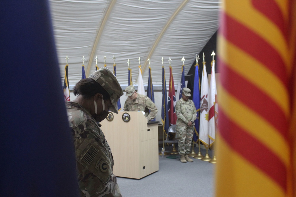 Sergeant Major Talya McKnight, Relinquishment of Responsibility Ceremony