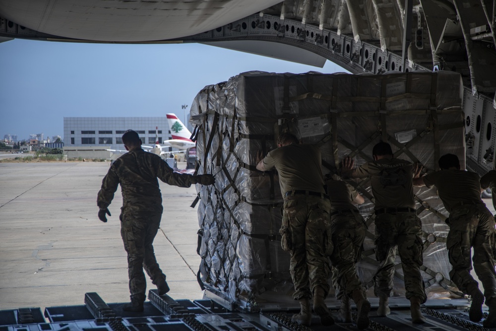 386TH Air Expeditionary Wing aid Lebanese