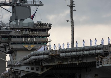 Dwight D. Eisenhower Carrier Strike Group Returns from Deployment