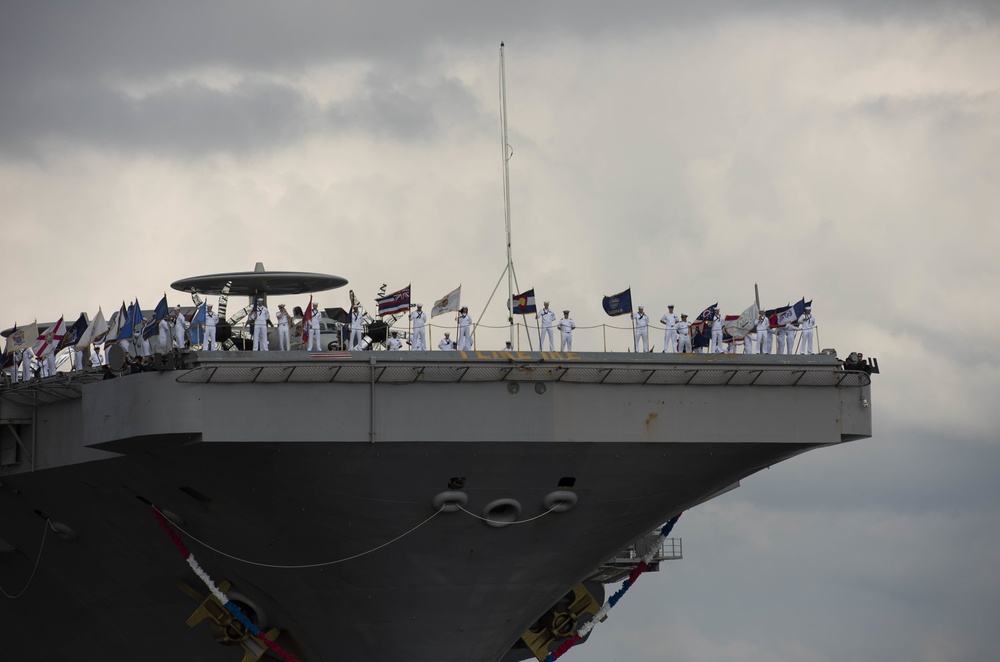 USS Dwight D. Eisenhower (CVN 69) Returns to Norfolk