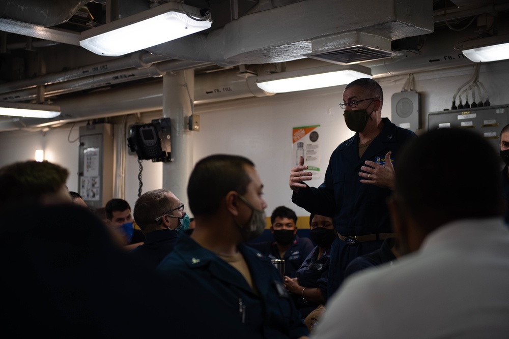 CCSG 11 visits USS Princeton