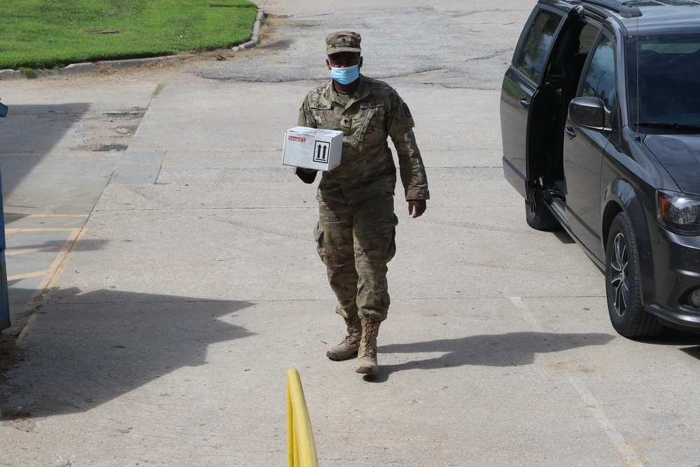 Kansas Guard drives thousands of miles transporting samples across the State