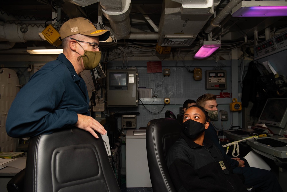 CCSG 11 visits USS Princeton