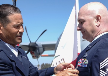 146th Airlift Wing Command Chief retires.