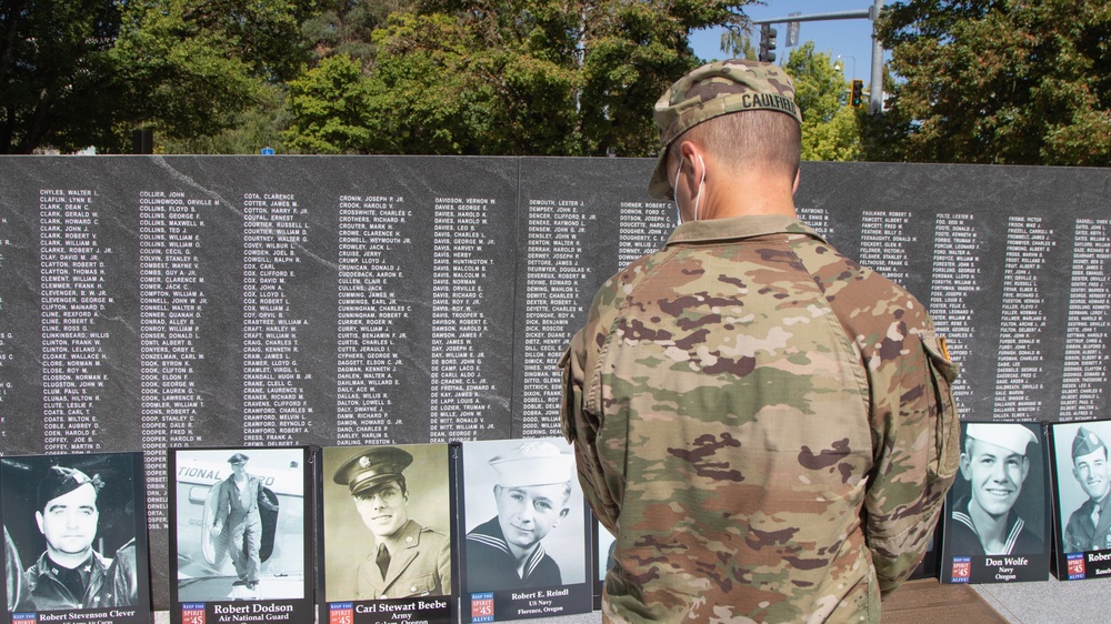 Oregon National Guard, Oregon Spirit of '45 commemorate 75th anniversary of the end of WW II