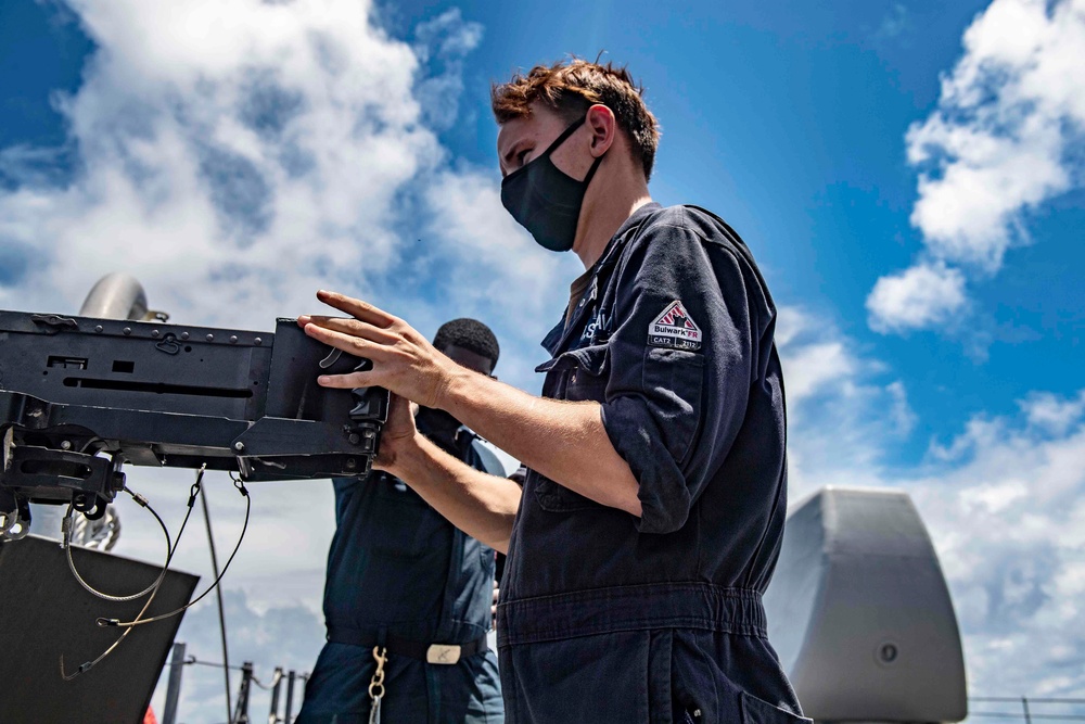 USS Shiloh Maintenance