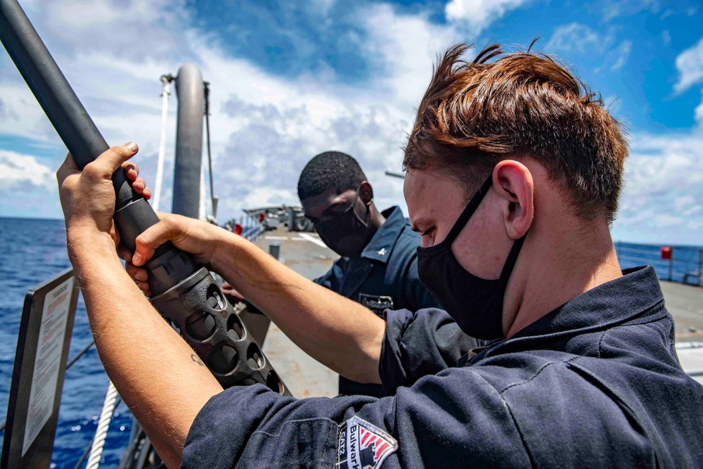 USS Shiloh Maintenance