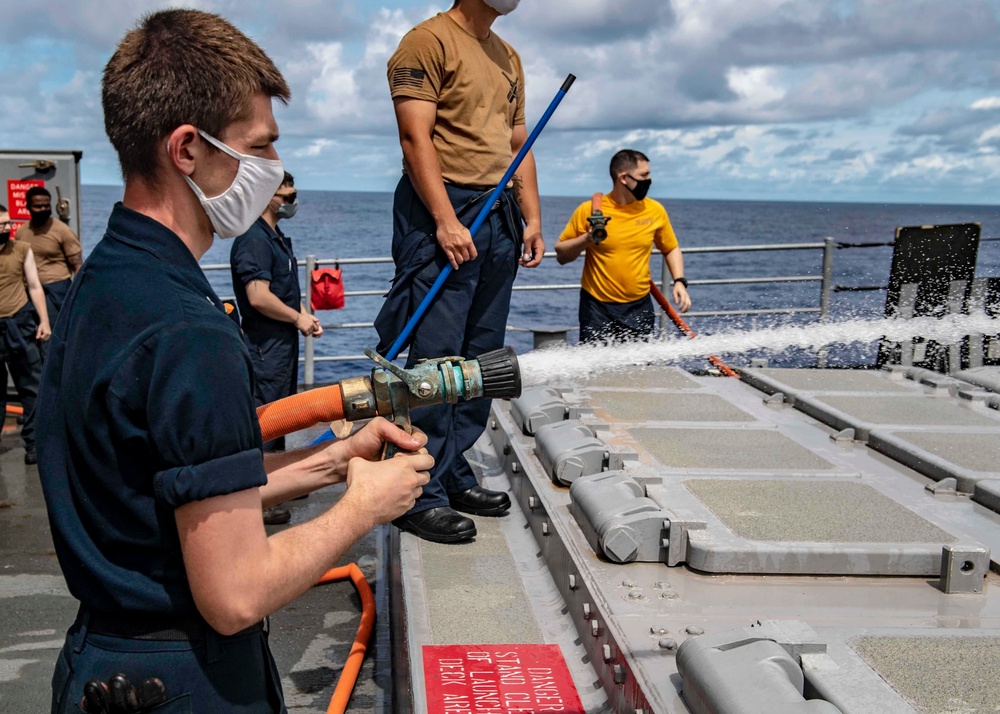 USS Shiloh Fresh Water Washdown