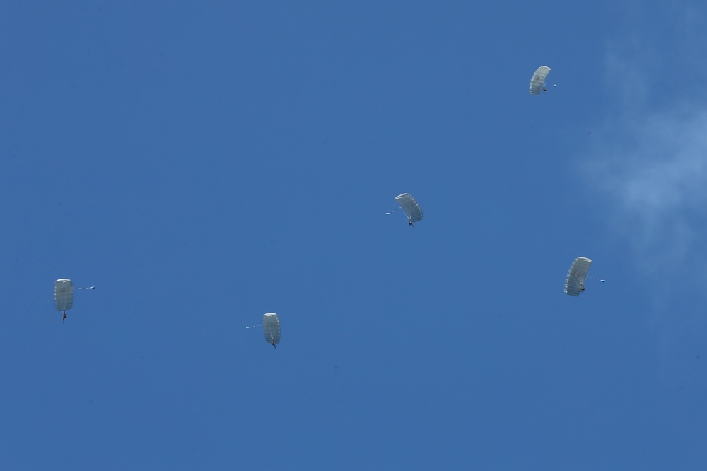Chuting For The Ground | Marines with 3rd Marine Logistics Group conduct parachuting operations
