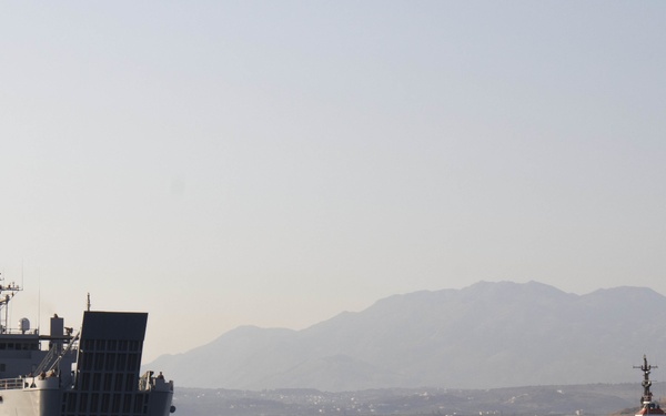U.S. Army Vessels Arrive in Souda Bay, Greece