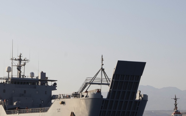 U.S. Army Vessels Arrive in Souda Bay, Greece