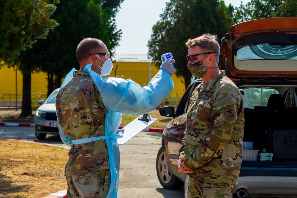 Army Chief of Staff Getting a Medical Screening
