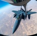 Tankers refuel F-15s