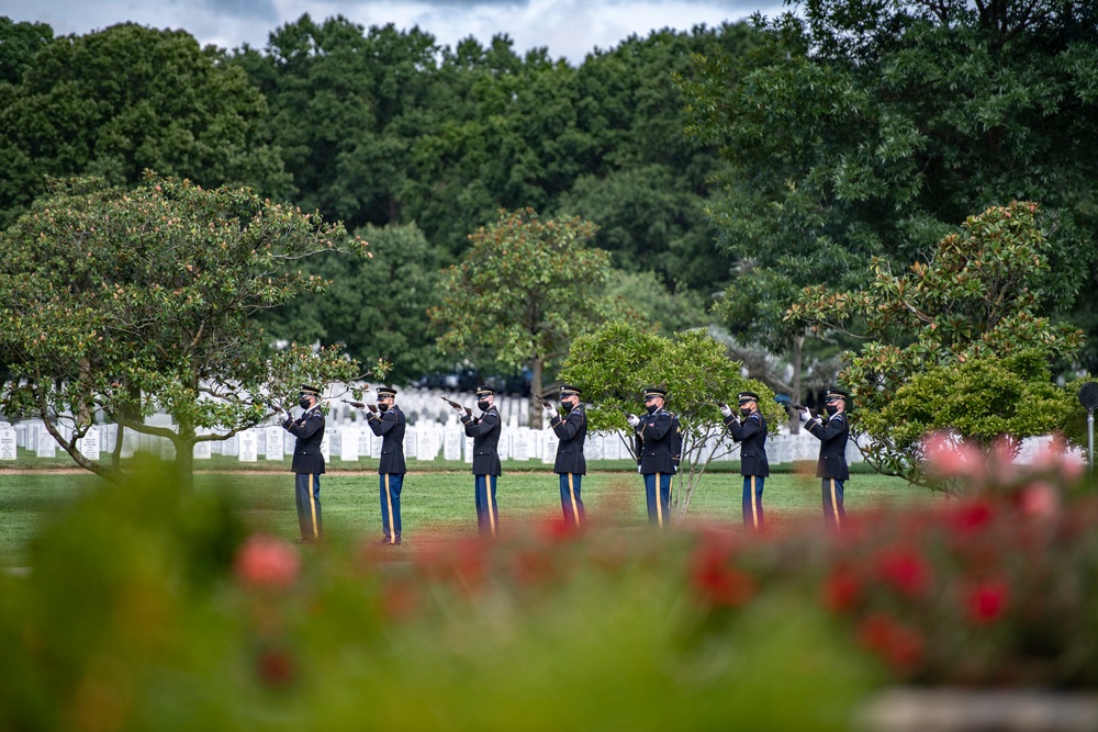 Modified Military Funeral Honors with Funeral Escort Are Conducted For U.S. Army Cpl. Henry Phillips