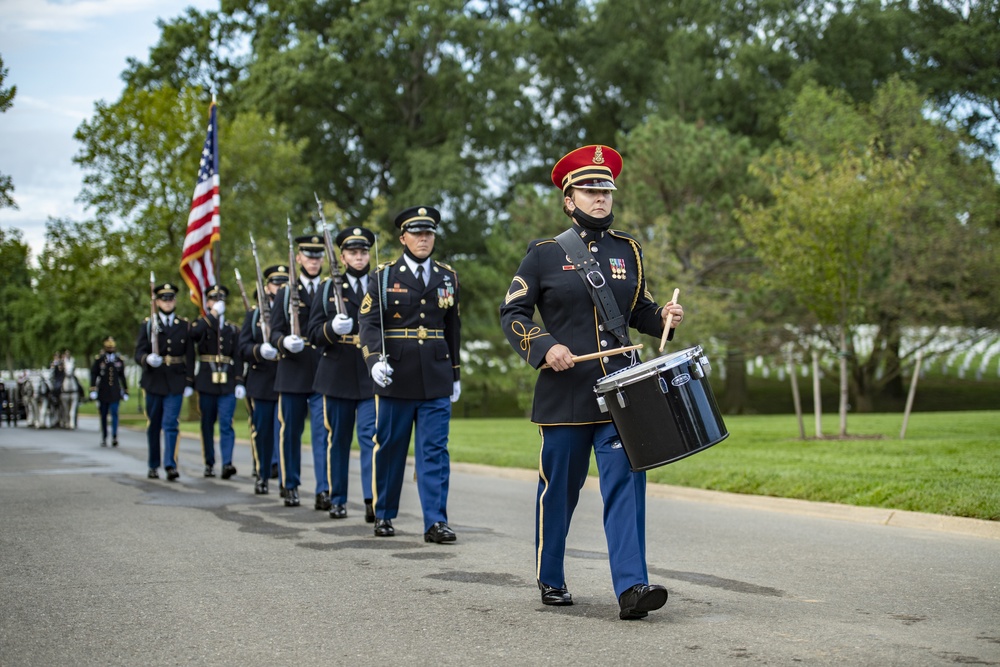 Modified Military Funeral Honors with Funeral Escort Are Conducted For U.S. Army Cpl. Henry Phillips