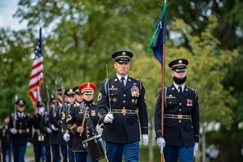 Modified Military Funeral Honors with Funeral Escort Are Conducted For U.S. Army Cpl. Henry Phillips