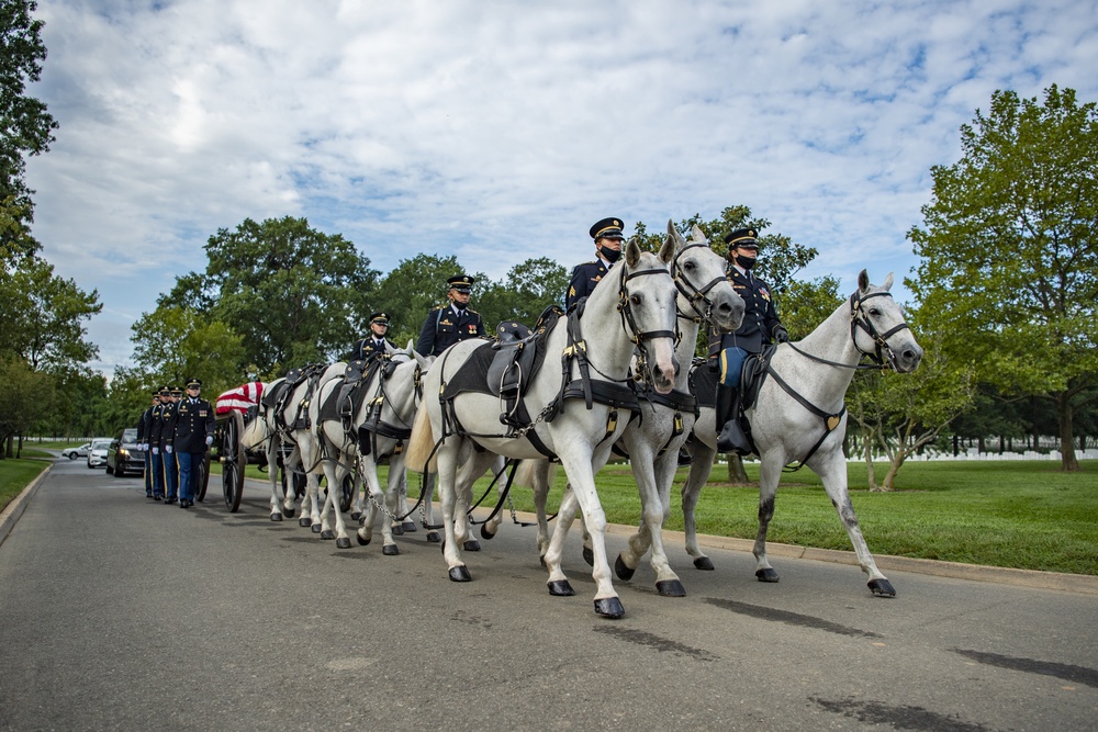 Modified Military Funeral Honors with Funeral Escort Are Conducted For U.S. Army Cpl. Henry Phillips