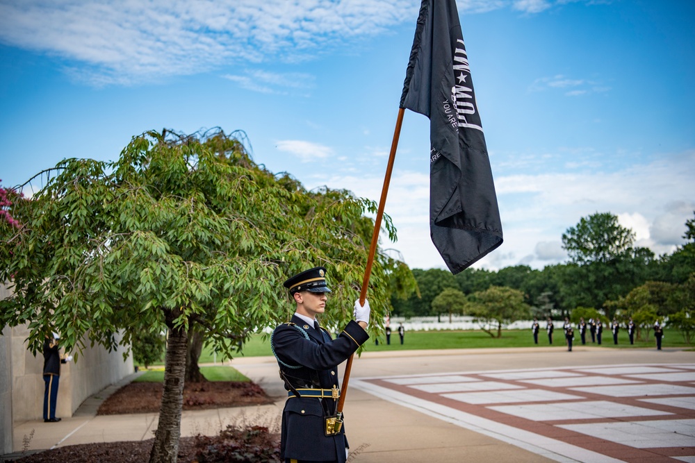 Modified Military Funeral Honors with Funeral Escort Are Conducted For U.S. Army Cpl. Henry Phillips