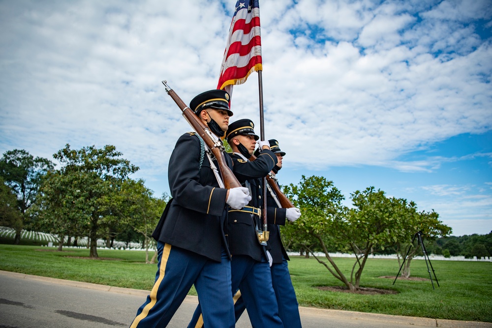 Modified Military Funeral Honors with Funeral Escort Are Conducted For U.S. Army Cpl. Henry Phillips