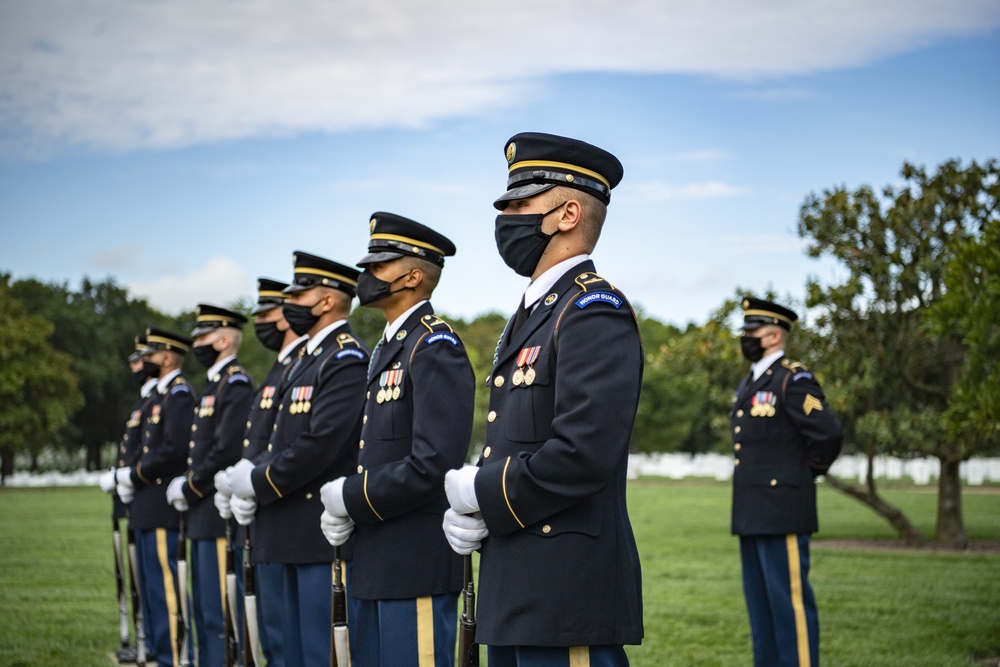 Modified Military Funeral Honors with Funeral Escort Are Conducted For U.S. Army Cpl. Henry Phillips