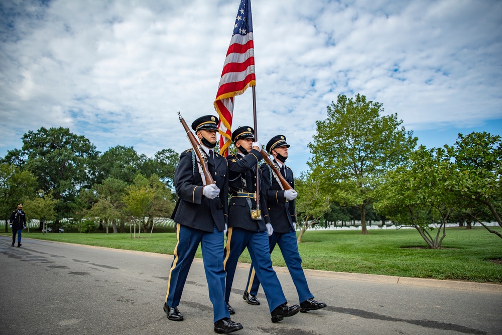 Modified Military Funeral Honors with Funeral Escort Are Conducted For U.S. Army Cpl. Henry Phillips