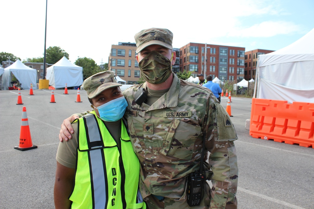 DC Guard members support free COVID-19 testing