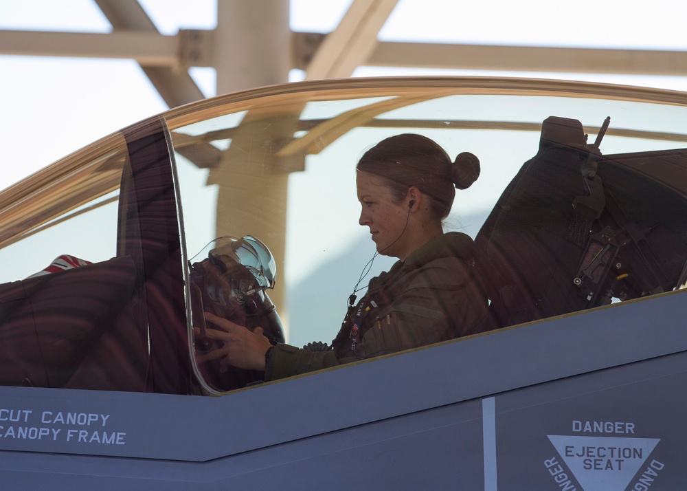 F-35 Demo Team conducts practice over Utah skies