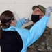 Minnesota National Guard Soldier Take Part in COVID-19 Test before Mobilization