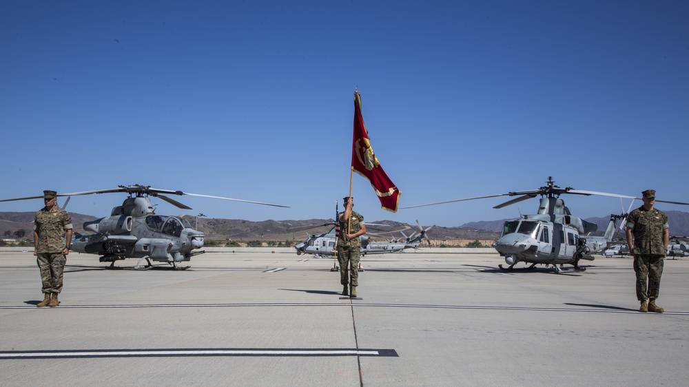 Marine Light Attack Helicopter Squadron 369 Change of Command