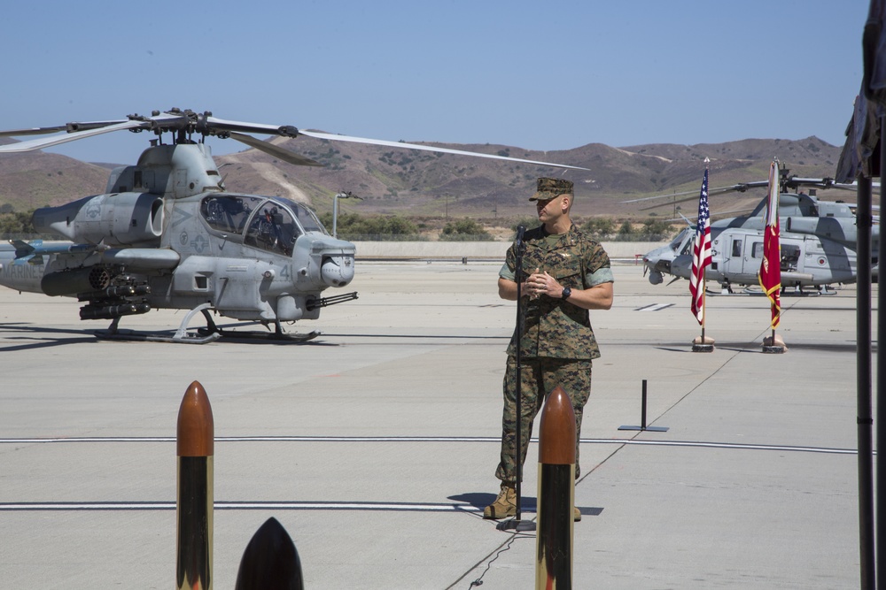 Marine Light Attack Helicopter Squadron 369 Change of Command