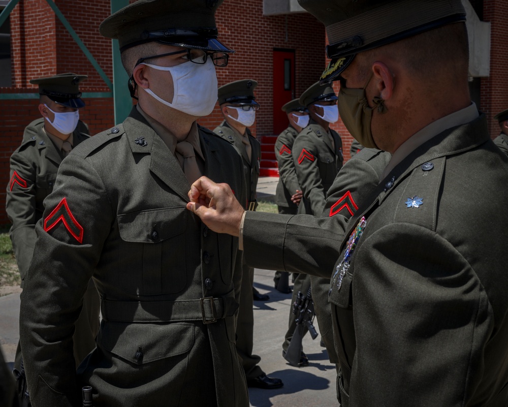 Bravo Company Battalion Commander's Inspection