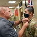 Space warrior first on scene of accident recognized for medical assistance
